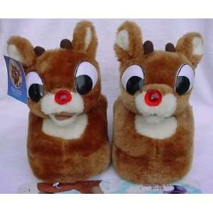  RUDOLPH The RED NOSED REINDEER Size 13/1 Slippers 