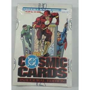 B5 DC COMICS COSMIC CARDS UNOPENED PACK MIB Everything 