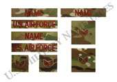  Name Tapes U.S. Air Force FR OCP MultiCam Name Tape, Service Tape 