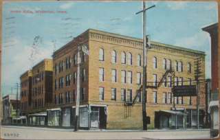 1911 Postcard   The Ellis Hotel   Waterloo, Iowa   IA  