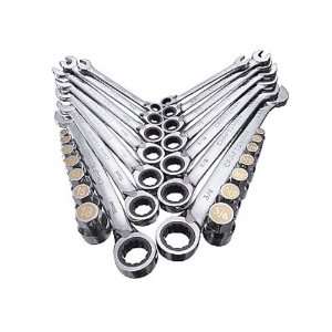   Combination Wrench and Wrench Socket Set, 28 Piece