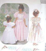 Childs Dress Pattern Bridal Party Formal 6439 Petticoat  