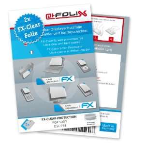 com 2 x atFoliX FX Clear Invisible screen protector for Sony DSC P73 