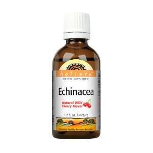  Holista Echinacea Tincture, Natural Wild Cherry Flavor, 1 