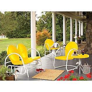  Table   Yellow  Garden Oasis Outdoor Living Patio Furniture Tables 