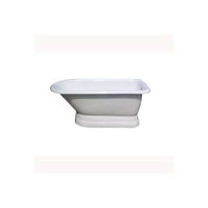  Barclay Cast Iron 60 Roll Top Tub with Base and 7 Deck 