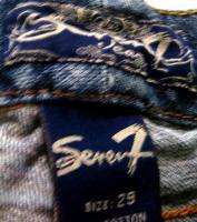 SEVEN 7 Premium Stretch Low Boot Jeans Waist Size 29  