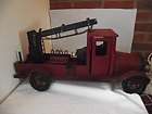 Toy Wood Fire Engine  