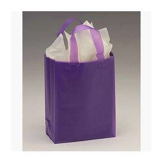  Grape Frosted High Density Shoppers, 8 x 4 x 10. Sold by 