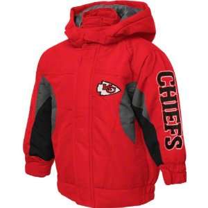  Kansas City Chiefs Youth Red Reebok NFL Midweight Jacket 