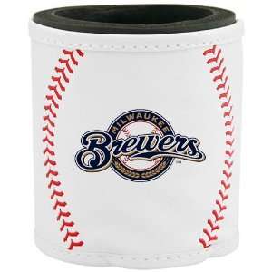  MLB Milwaukee Brewers White Baseball Can Coolie Sports 