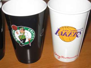 2008 NBA FINALS LAKERS CELTICS 6 CUP LOT (SIX CUPS)  