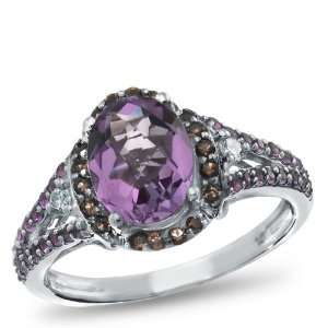  Matisse, Sterling Silver, Amethyst Gemstone Ring Jewelry