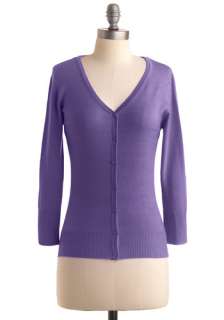   Orchid   Mid length, Casual, Purple, Solid, Buttons, Long Sleeve, Work