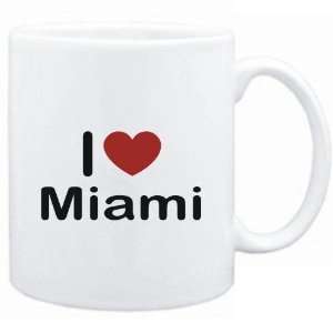  Mug White I LOVE Miami  Usa Cities