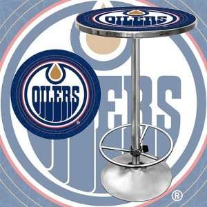  Trademark Global NHL2000 EO NHL Edmonton Oilers Pub Table 