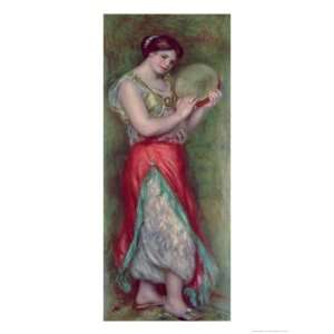   Girl with Tambourine Pierre Auguste Renoir Hand