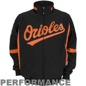 Majestic Baltimore Orioles Youth Black Therma Base Premier Elevation 