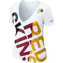Nike Washington Redskins Womens Off Kilter Tri blend T Shirt 