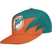 Mitchell & Ness Miami Dolphins Sharktooth Snapback Hat   