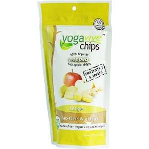 Yogavive Apple Chips (Ginger) 6 x 1.76oz bags  Grocery 