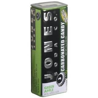 Jones Soda Candy Green Apple Carbonated Candy Bondons Petillants, 25 