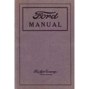  1920 1924 1925 1926 FORD Car Truck Owners Manual Guide 