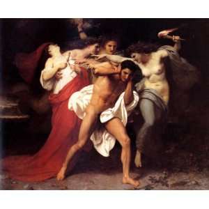  ORESTES PURSUED BY THE FURIES BOUGUEREAU SMALL POSTER 