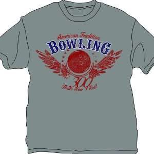  Thats How I Roll Bowling T Shirt  Gray