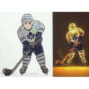  44 Lighted NHL Hockey Player Lawn Figure   Toronto Maple 