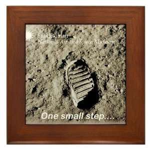  Apollo 11 Bootprint Space Framed Tile by 