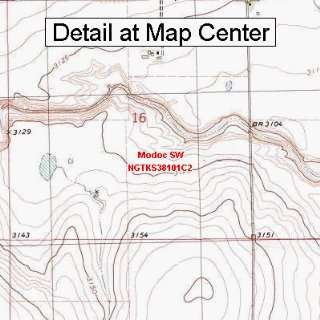   Map   Modoc SW, Kansas (Folded/Waterproof)