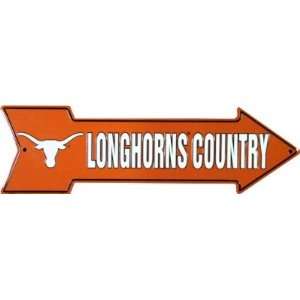  Texas Longhorns Country Metal Arrow Sign