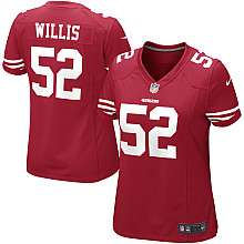 Womens Nike San Francisco 49ers Patrick Willis Game Team Color Jersey