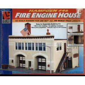   Hampden #46 Fire Engine House for use with all HO Scale Train Layouts