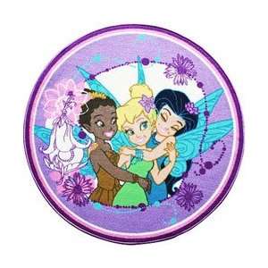 Disney Fairies Rug   Tinkerbell Pixie Accent Floor Mat  