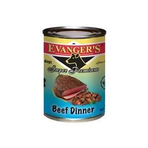  Evangers Grain Free Super Premium Beef Dinner Canned Dog Food 