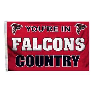 BSS   Atlanta Falcons NFL Youre in Falcons Country 3x5 Banner Flag