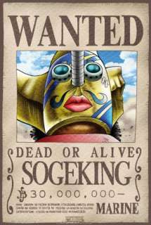 ONE PIECE   Poster Wanted Lysop/Sogeking  