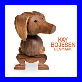 Original Kay Bojesen Dackel Hund Nussholz NEU Dänemark  