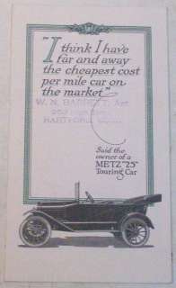 Metz ca. 1915   1916 25 Sales Brochure  