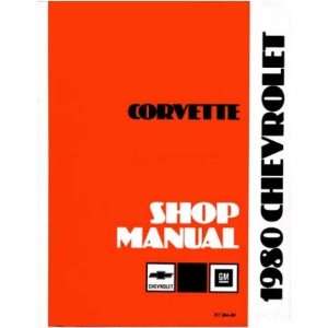  1980 CORVETTE Shop Service Repair Manual Book Automotive