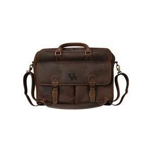   Wildcats Sedona Canyon Leather Computer Briefcase