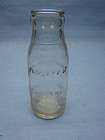 Rare INDIANA ICE & DAIRY CO MILK BOTTLE   8 OZ   ANDERSON  