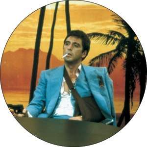 Scarface Sunset Button B 1833 Toys & Games