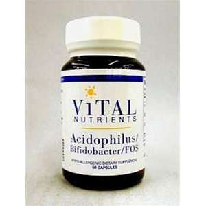  Vital Nutrients Acidophilus/Bifidobacter/FOS Health 