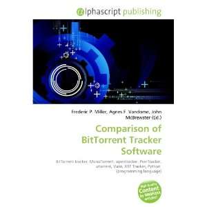  parison of BitTorrent Tracker Software (9786134188647) Books