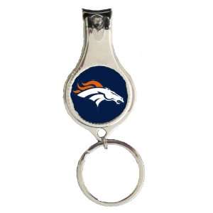   Keychain & Bottle Opener   3 in 1 Set   Denver Broncos Automotive