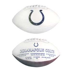  Indianapolis Colts Embroidered Signature Series Football 