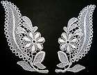1pair Gold Metallic Neckline Lace Motif Patch A90 items in fatchai1129 